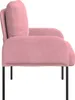 vidaXL Sofas mit Kissen 55cm Rosa Sperrholz Produktbild-Vorschau 5