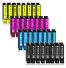 A collection of printer ink cartridges arranged in rows. Produktbild-Vorschau