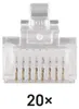 Konektor RJ45 pro FTP kabel (drát) CAT5E, 20 ks Podgląd zdjęcia produktu
