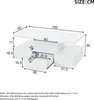 Tavolino Merax con illuminazione a LED, tavolino con Anteprima dell’immagine prodotto 5