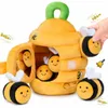 Spielzeug-Bienenstock Baby mit 5 Bienen,  6-in-1 Sensorik Produktbild-Vorschau 1