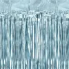 Lametta Vorhang 100x200cm Blau Produktbild-Vorschau 3