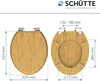 WC sedátko s měkkým zavíráním NATURAL BAMBOO Náhled obrázku produktu 7