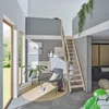 Raumspartreppe Intercon Living in Fichte, einseitiges Produktbild-Vorschau 2
