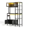 Flieks Küche Hochschrank Backregal mit Led und Produktbild-Vorschau 11