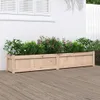 vidaXL Kvetináč 180x31x31 cm z masívneho borovicového dreva Náhľad obrázku produktu 1