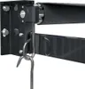Close-up view of a metal bracket and hook mechanism, likely part of an awning or similar retractable system. Anteprima dell’immagine prodotto