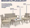 CASARIA® Gartenmöbel Set Wetterfest 4 Personen Outdoor Produktbild-Vorschau 5