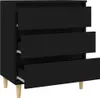 vidaXL Sideboard Schwarz 60x35x70 cm Holzwerkstoff Produktbild-Vorschau 7