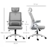 Vinsetto Bürostuhl Ergonomisch Schreibtischstuhl mit Produktbild-Vorschau 3