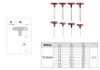 Innensechskant-Schlüssel Set 8 Teilig YT-05597 Produktbild-Vorschau 2