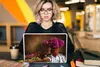 MuchoWow® Laptop Aufkleber Sticker Cover Rustikal - Blumen Produktbild-Vorschau 5