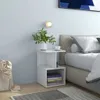vidaXL Stolik nocny biały wysoki połysk 35x35x55 cm Podgląd zdjęcia produktu 1