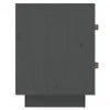 vidaXL Nachttisch Grau 40x34x45 cm Massivholz Kiefer -  Produktbild-Vorschau 13