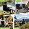 JOIEYOU Angelstuhl Klappbar Outdoor mit Becherhalter & Produktbild-Vorschau 7