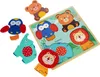 DŘEVĚNÉ dětské puzzle, VELKÉ vzdělávací puzzle, 4 zvířecí Náhled obrázku produktu 6