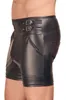NEK Mattlook High Waist Shorts mit Schnallenriemen Produktbild-Vorschau 3