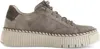 A side view of a gray women's sneaker with a thick, light-colored sole. Náhľad obrázku produktu