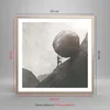 Gerahmtes Poster - Rahmen in heller Eiche - Sisyphus Arbeit Produktbild-Vorschau 5