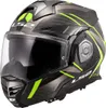 LS2 FF901 Advant X Carbon Future II Klapphelm, neon-gelb, M Anteprima dell’immagine prodotto 1