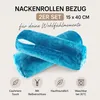 Nackenrollen Bezug 2er Set 15x40 cm – Nackenmassagekissen Produktbild-Vorschau 2