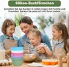 24er Set Silikon Muffinförmchen, wiederverwendbar & Produktbild-Vorschau 7