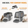 Arenero para gatos Bingopaw de 65 litros, de acero Vista previa de la imagen del producto 4