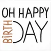Räder Serviette 33x33cm, Oh Happy Birthday Produktbild-Vorschau 1