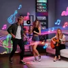 RGB Stehlampe mit Glasregalen, 4-Ebenen-LED-Stehleuchte mit Produktbild-Vorschau 6