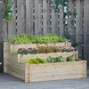 Outsunny verhoogde bloembak, 3-laags, plantenbak, Productafbeelding-voorbeeld 2