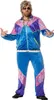 A man wearing a colorful tracksuit and sunglasses. Produktbild-Vorschau
