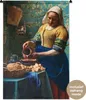 MuchoWow® Wandteppich Wandbehang Milchmädchen - Mandelblüte Produktbild-Vorschau 1