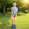 Pogo skokan detský skákací tyč jumper modrý pre rovnováhu a Náhľad obrázku produktu 4