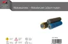 A marketing image showing three rotobrush attachments for a snowboard, with accompanying safety icons and product information. Produktbild-Vorschau