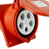 CEE Einbausteckdose schräg 400V 32A 5P 83x90 mm 7061 Produktbild-Vorschau 3