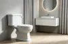 Domotechnika | WC compatto in stile retrò - Bianco - Anteprima dell’immagine prodotto 6