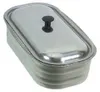Vasca Inox Con Coperchio Per Cucine A Legna - 3,5 inox Anteprima dell’immagine prodotto 2