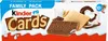 2tes Verpackungsbild kinder Cards Family 10x2 einzeln verpackte Waffel Spezialitäten 256g Produktbild-Vorschau