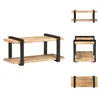 vidaXL TV-Schrank 90x40x40 cm Raues Mangoholz -  TV-Möbel Produktbild-Vorschau 1