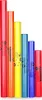 A set of colorful tubes arranged in descending order of height against a white background. Náhled obrázku produktu