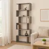 Regal Thekla in Beton-Optik, BxHxT 70x189x23,5 cm, mit 6 Produktbild-Vorschau 1
