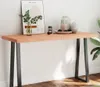 The Living Store Tischplatte 140x60x(2-6) cm Massivholz Produktbild-Vorschau 2