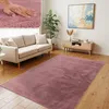 TT Home Wohnzimmer Teppich Hochflor Langflor Kunstfell Produktbild-Vorschau 1