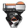 Close-up view of a Gillette ProGlide razor head with multiple blades. Produktbild-Vorschau