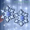 2er-Set LED Schneeflocken Fensterdeko 104 LED kaltweiß Productafbeelding-voorbeeld