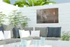 Gartenposter - 60x40 cm - Schwan im nebligen See  - Produktbild-Vorschau 5