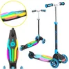 EVO Folding Adjustable Tricycle Kinder Roller Rainbow Blast Produktbild-Vorschau 1