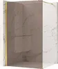 Duschwand Rea Flexi Brown 130 Gold Produktbild-Vorschau 1