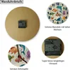 Meerestiere Aquarellstil Kinder Wanduhr aus MDF Produktbild-Vorschau 4