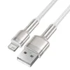 Câble USB vers Lightning Baseus Cafule, 2.4A, 1M (Blanc) Voir les images du produit 5